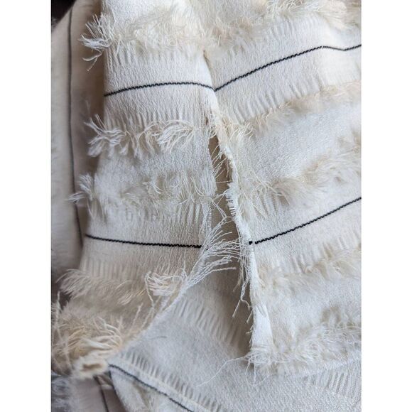 Anthropologie Maeve Quinn cream fringe US 8 - Picture 9 of 9